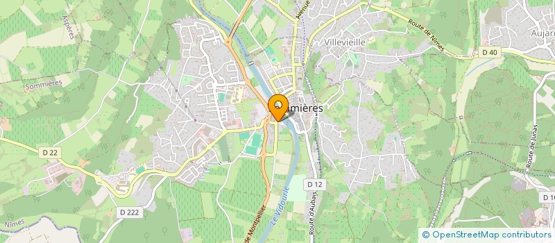 localisation de l'entreprise MADAME MARJORIE RAQUAN  SOMMIERES