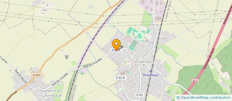 localisation de l'entreprise MADAME MARJORIE RIGBOURG  PHALEMPIN