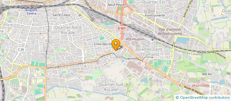 localisation de l'entreprise MADAME MARJORIE ROBLES  AVIGNON