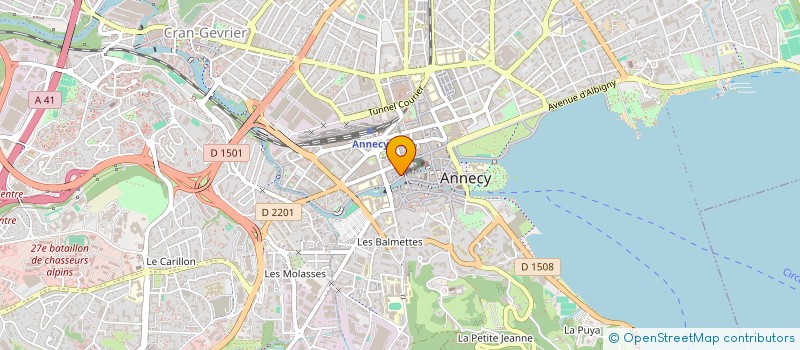 localisation de l'entreprise MADAME MARJORIE RODIER à ANNECY