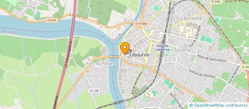 localisation de l'entreprise MADAME MARJORIE RODRIGUEZ à LIBOURNE