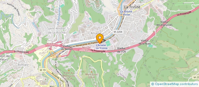 localisation de l'entreprise MADAME MARJORIE ROSCIAN  LA TRINITE