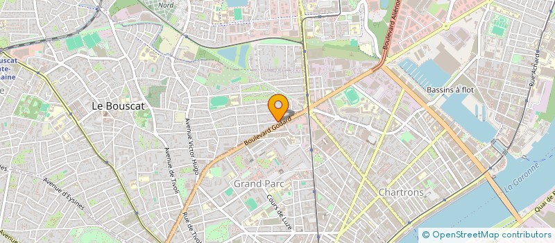 localisation de l'entreprise MADAME MARJORIE ROSE  LE BOUSCAT