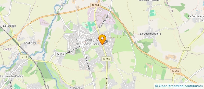 localisation de l'entreprise MADAME MARJORIE RUELLOT à SAINT-GEORGES-DES-GROSEILLERS