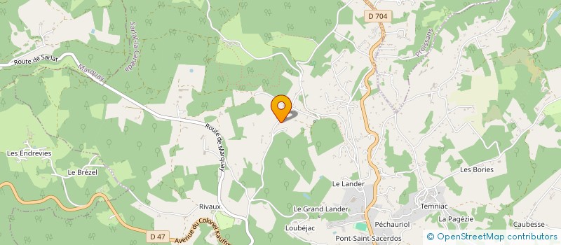 localisation de l'entreprise MADAME MARJORIE SALON  SARLAT-LA-CANEDA