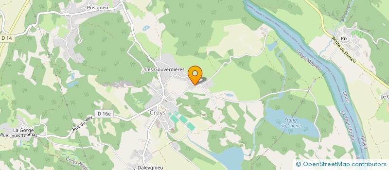 localisation de l'entreprise MADAME MARJORIE SARCELLE  CREYS-MEPIEU