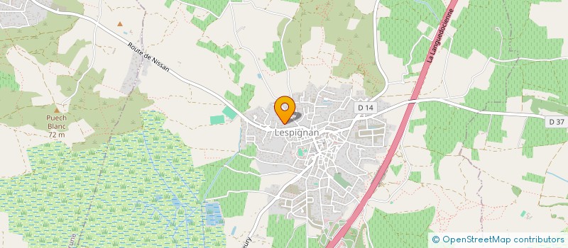 localisation de l'entreprise MADAME MARJORIE SBARRA à BEZIERS
