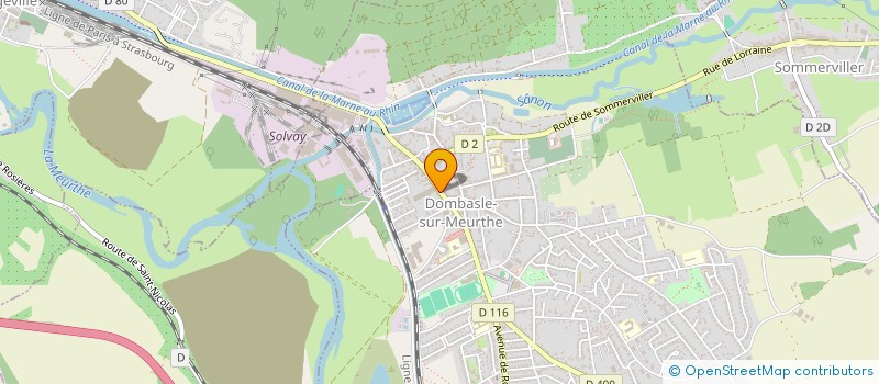 localisation de l'entreprise MADAME MARJORIE SCHMISSER  DOMBASLE-SUR-MEURTHE