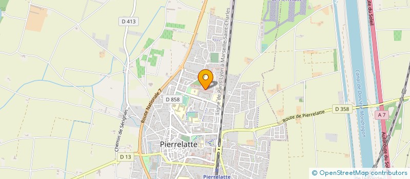 localisation de l'entreprise MADAME MARJORIE SCHMIT  PIERRELATTE