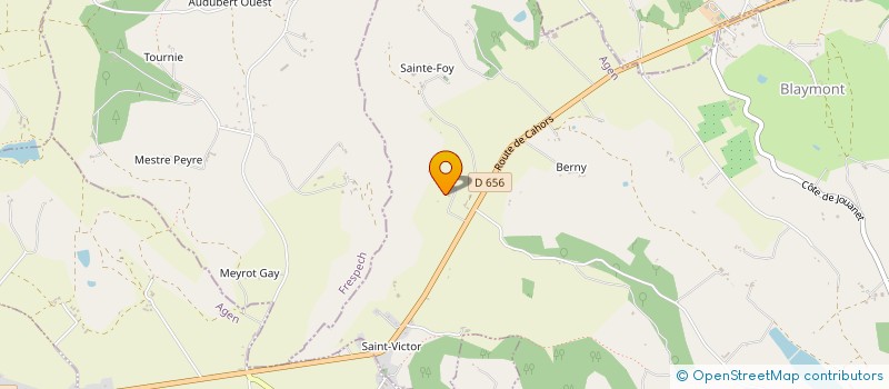 localisation de l'entreprise MADAME MARJORIE SERRES  BLAYMONT