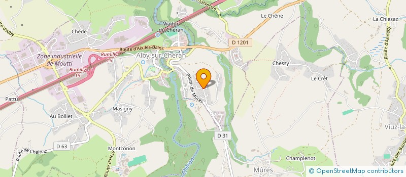 localisation de l'entreprise MADAME MARJORIE SICARD  ALBY-SUR-CHERAN