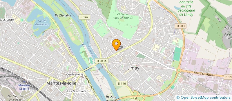 localisation de l'entreprise MADAME MARJORIE SINQUIN  LIMAY