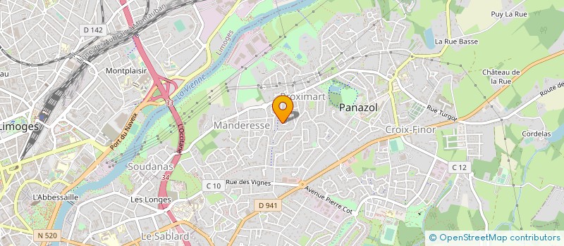 localisation de l'entreprise MADAME MARJORIE SOCHARD à PANAZOL