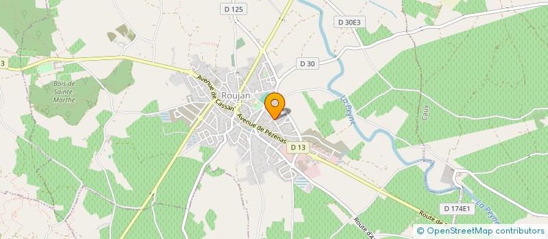 localisation de l'entreprise MADAME MARJORIE SOLA  PEZENAS