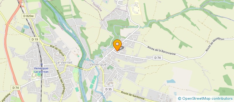 localisation de l'entreprise MADAME MARJORIE SOLA à VENERQUE