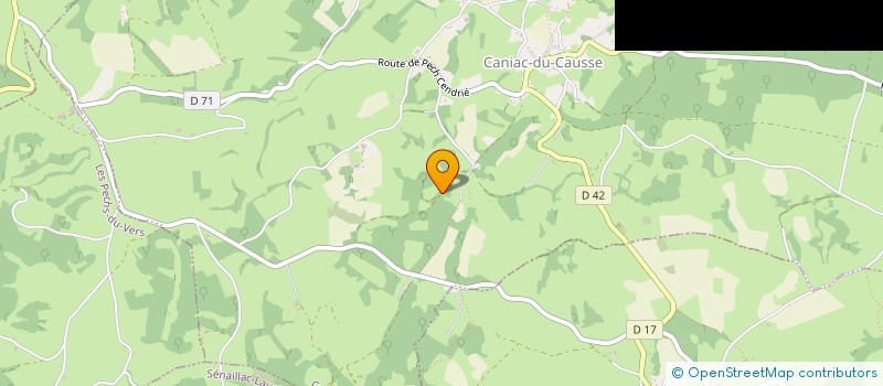 localisation de l'entreprise MADAME MARJORIE SOUQUET  COEUR DE CAUSSE