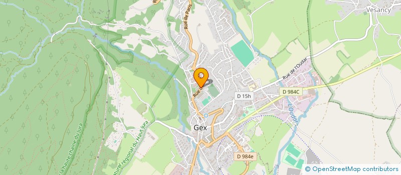 localisation de l'entreprise MADAME MARJORIE STITI  GEX