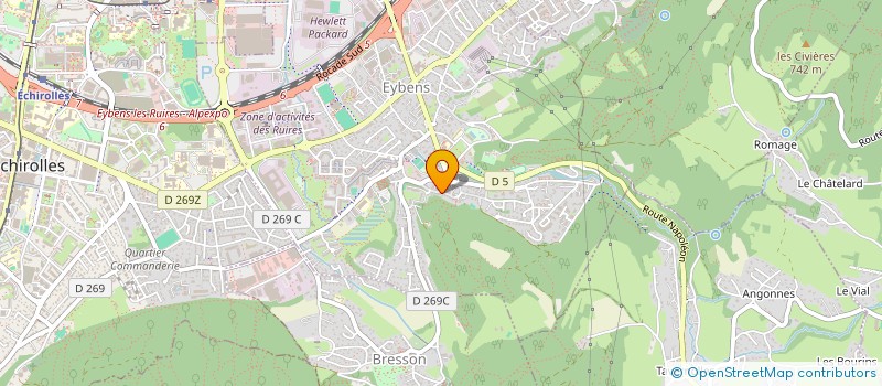 localisation de l'entreprise MADAME MARJORIE TECHER  EYBENS