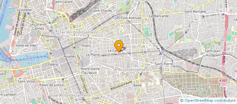 localisation de l'entreprise MADAME MARJORIE THOMAS à MARSEILLE