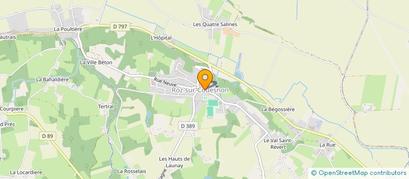 localisation de l'entreprise MADAME MARJORIE TISSERAND à ROZ-SUR-COUESNON