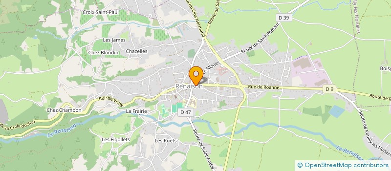 localisation de l'entreprise MADAME MARJORIE TRAVARD  RENAISON