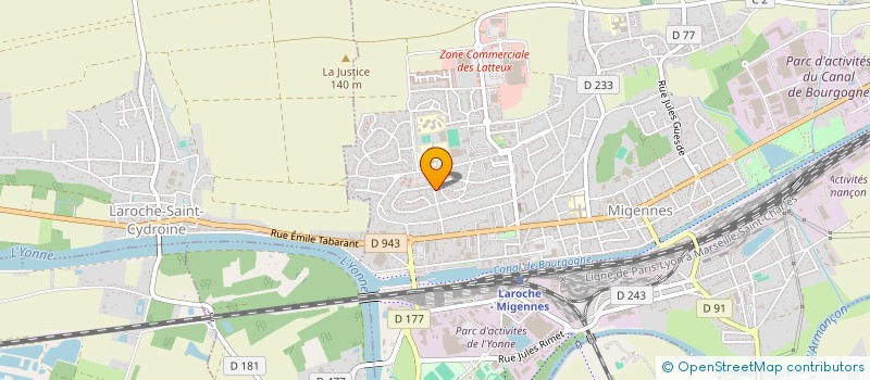 localisation de l'entreprise MADAME MARJORIE TRIOLET  LA MOTTE DU CAIRE