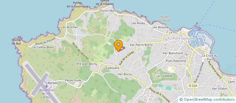 localisation de l'entreprise MADAME MARJORIE TURBE à L'ILE-D'YEU