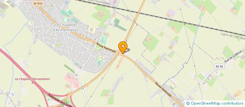 localisation de l'entreprise MADAME MARJORIE ULIN à LA CHAPELLE-D'ARMENTIERES