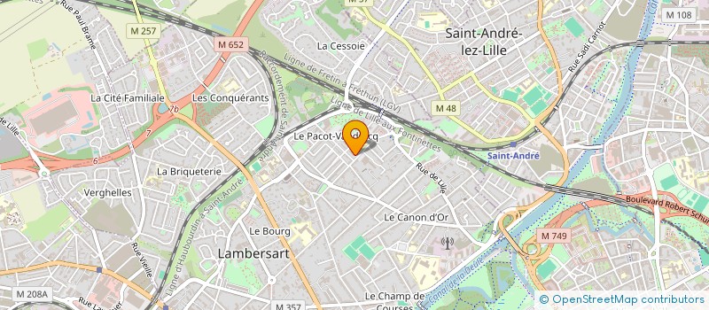 localisation de l'entreprise MADAME MARJORIE VANACKERE à LAMBERSART