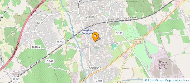 localisation de l'entreprise MADAME MARJORIE VARENNES  VERGEZE