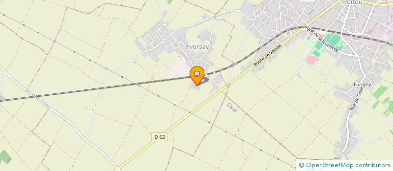 localisation de l'entreprise MADAME MARJORIE VERCRUYCE  YVERSAY