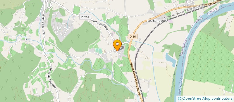 localisation de l'entreprise MADAME MARJORIE VERGNES  SAINT-MONTAN