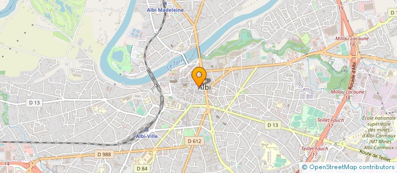 localisation de l'entreprise MADAME MARJORIE VILLENEUVE à ALBI