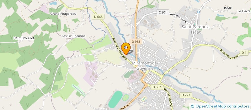 localisation de l'entreprise MADAME MARJORIE ZANNIER  MIRAMONT-DE-GUYENNE