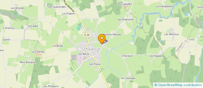 localisation de l'entreprise MADAME MARJORIE ZANON à CHAVEYRIAT