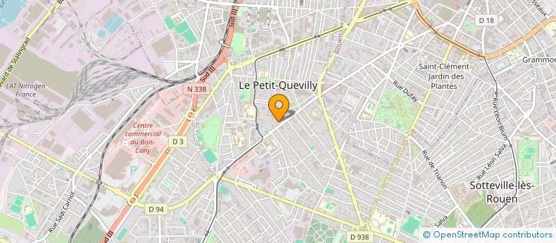 localisation de l'entreprise MADAME MARJORIS CARABALLO à LE PETIT-QUEVILLY