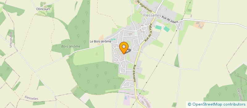 localisation de l'entreprise MADAME MARJORY BERNARD  FLESSELLES