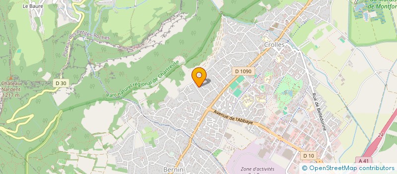 localisation de l'entreprise MADAME MARJORY CASADEI  CROLLES