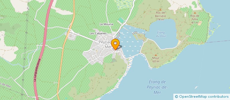 localisation de l'entreprise MADAME MARJORY DEREUME  PEYRIAC-DE-MER