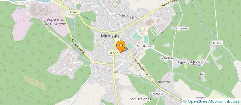 localisation de l'entreprise MADAME MARJORY DUCOM à MIMIZAN