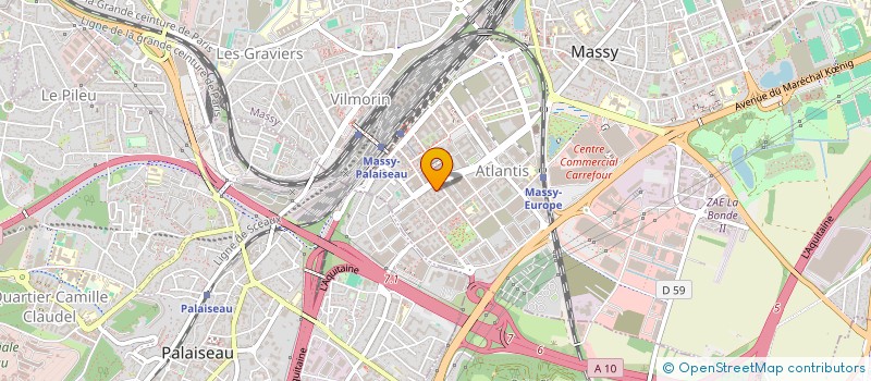 localisation de l'entreprise MADAME MARJORY FRANCOISE à ANTONY