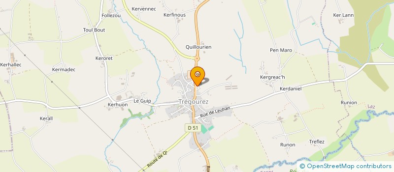 localisation de l'entreprise MADAME MARJORY LABALETTE  TREGOUREZ