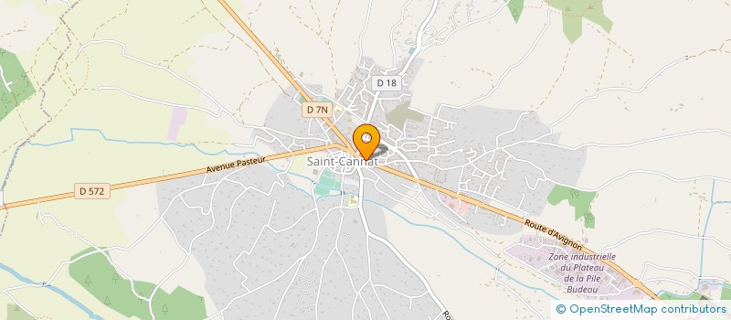 localisation de l'entreprise MADAME MARJORY LAURENT  SAINT-CANNAT