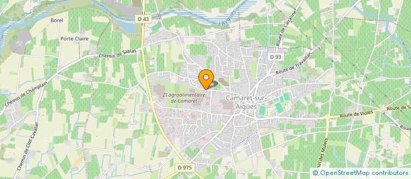 localisation de l'entreprise MADAME MARJORY MAJIK  CAMARET-SUR-AIGUES