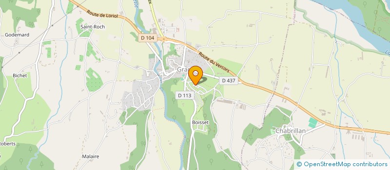 localisation de l'entreprise MADAME MARJORY MENIGAUD-VINAY  GRANE