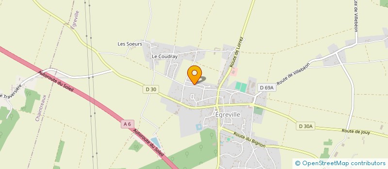 localisation de l'entreprise MADAME MARJORY MORIN à EGREVILLE