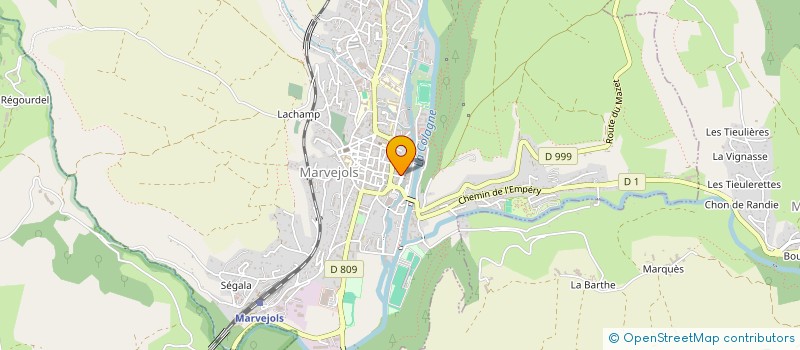 localisation de l'entreprise MADAME MARJORY PALUMBO  MARVEJOLS