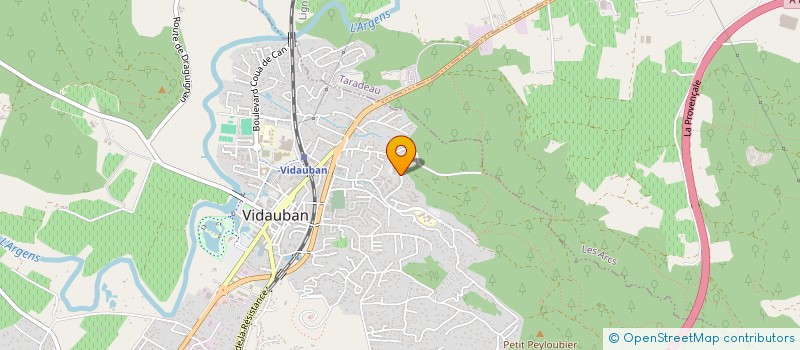 localisation de l'entreprise MADAME MARJORY PAZ  VIDAUBAN