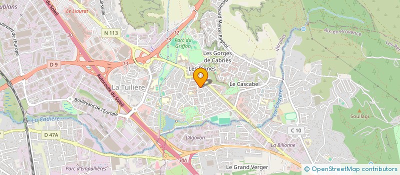 localisation de l'entreprise MADAME MARJORY SAPLANA  SAINT-VICTORET