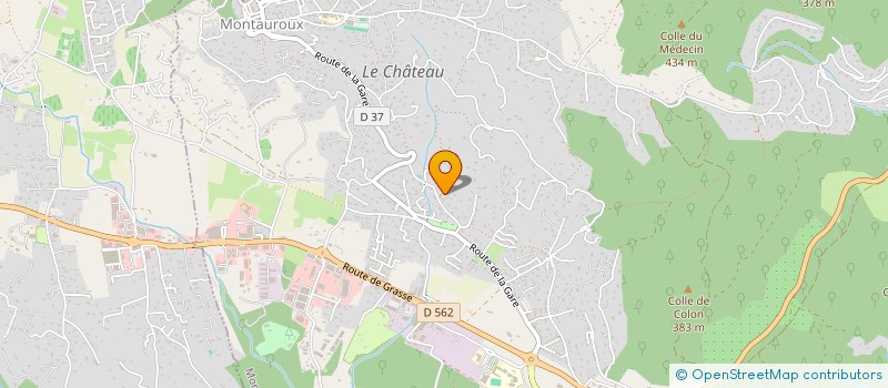 localisation de l'entreprise MADAME MARLA SCOTTO DI PORFIRIO  MONTAUROUX